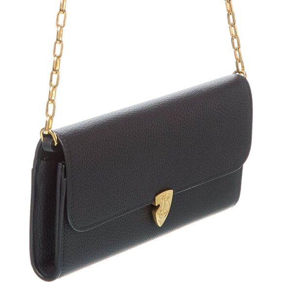 Burberry B Shield Leather Wallet On Chain - Picture 3 of 4